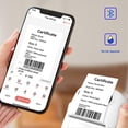 thumbnail image 3 of Portable Thermal Printer Mini Printer with Stickers Printer White, 3 of 5