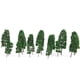 thumbnail image 1 of 20 piezas mixtas pino modelo tren paisaje juego de Diorama TT Z escala Zulema  Modelo árboles de pino, 1 of 8