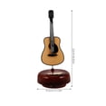 thumbnail image 2 of Hemoton Table Music Box Wooden Guitar Hanging Ornament Creative Music Box Mechanism Melody Box Antique European Style Music Box Decor With Miniature Guitar, 2 of 8