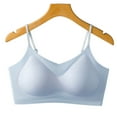 thumbnail image 5 of Seamless Ultra Thin Bras for Women Summer Ice Silk Lift Up Bra Adjustable Straps Breathable Daily Bra, 5 of 8