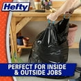 thumbnail image 5 of Hefty Strong Large Trash Bags, 30 Gallon, 74 Count, 5 of 9