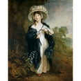 thumbnail image 3 of Thomas Gainsborough 12x14 Black Modern Framed Museum Art Print Titled - Miss Elizabeth Haverfield (Early 1780s), 3 of 5