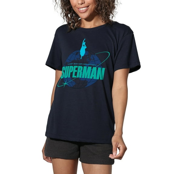 Superman 2025 Round the World Women's Loose T-Shirt