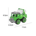 thumbnail image 2 of Car Children‘s Simulation Engineering Vehicle Green Disassembly And Assembly Sanitation Vehicle Boy Model Toy Car Screw Combination Gifts, 2 of 8