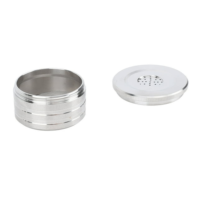 Coffee Pod Filter Set,Reusable Refillable Stainless Steel Coffee Capsule Cup Coffee Filter Pod Espresso Filler Pod with Spoon Brush for Q Coffee Machine