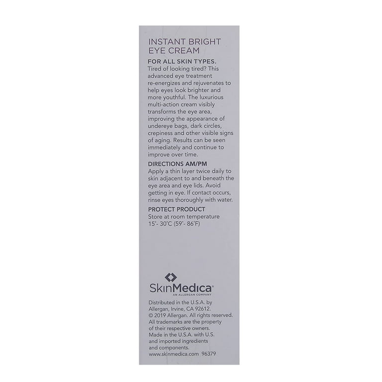 SkinMedica Instant Bright Eye Cream 0.5 oz. 14.2g Walmart