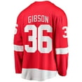 thumbnail image 3 of Men's Fanatics John Gibson Red Detroit Red Wings Home Breakaway Jersey, 3 of 3