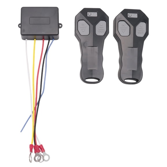 Universal Car Wireless Winch Remote Control With Twin Handset Two Matched Transmitters