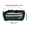 thumbnail image 2 of Unique Bargains 1 Pc Reflective with Zipper Running Waist Pack for Hiking Gym EVA Navy Blue, 2 of 4