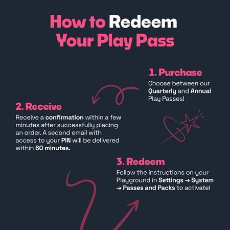 Nex - Playground 3 Month Play Pass [Digital]
