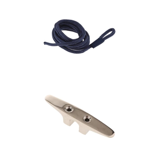 Cornamusa de amarre de acero inoxidable kusrkot de 4,5 Pulgadas Y 3.5 Pies Para Embarcaciones Marinas Kayak