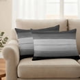 thumbnail image 3 of Outdoor Waterproof Pillow Covers Farm Gradient Wood Grain Decorative Throw Pillow Protectors,Pillowcase Cushion Cases for Patio Sofa Garden Couch,20x12in,Pack of 2, 3 of 14