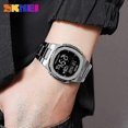 thumbnail image 4 of Skmei 2036 Luxury Digital Men Watches Fashion Waterproof Steel Electronic Men's Wrist Wristwatch Countdown Clock Reloj Masculino, 4 of 5