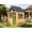 Wood, variant on Hommow Outdoor Play House for Kids, Wooden Kids Playhouse with Kitchen Toys, Blackboard,Chalks,Wood Color