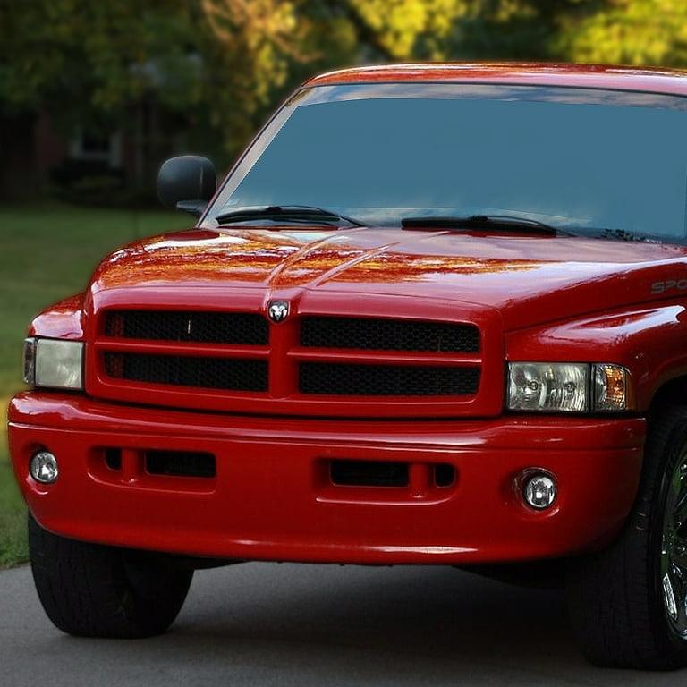 DNA Motoring FL ZTL 270 CH For 1994 to 1998 Dodge Ram 1500 2500 3500 Pair Front Bumper Driving Fog Light Lamp Clear Lens 95 96 97