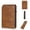 Light Coffee, variant on Men's Slim Wallet with RFID Blocking - Minimalist Front Pocket Leather Card Holder with Money Clip, 4-Color Options