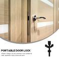 thumbnail image 4 of Eease Portable Travel Door Lock Security Device for Home, Hotel, Apartment - Black, 4 of 5