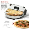 thumbnail image 7 of LammaLoe Electric Pizza Oven Indoor, Crispy Crust 12" Stone Pizza Maker for Kitchen, Cream, 7 of 7