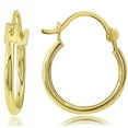 thumbnail image 4 of 14kt Yellow Gold 12mm Hoop Earrings, 4 of 4
