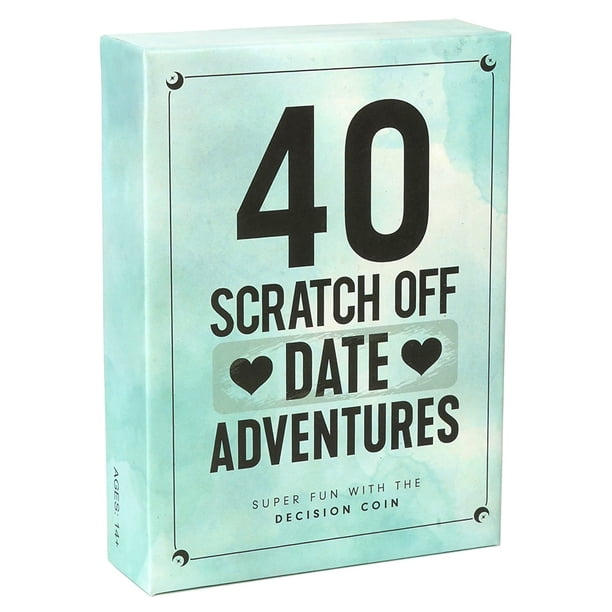 Juego de cartas 40 Scratch Offs Dates Adventures Fun Family
