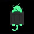 thumbnail image 3 of 9pcs Luminous Stickers Switch Stickers Creative Cat Fluorescent Stickers Waterproof Mural Decorative Wall Stickers Decorations, 3 of 5