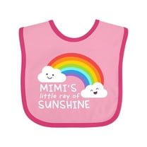 Inktastic Mimi's Little Ray of Sunshine Boys or Girls Baby Bib