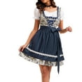 thumbnail image 4 of Drses‌‌ ‌Bavarian Traditional Costume 3-Piece Set - Oktoberfest Dress with Apron & Blouse, 4 of 7