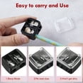 thumbnail image 3 of 5 Pack Portable Compact Makeup Pencil Sharpener Manual For Eyeliner Lip Liner Gray, 3 of 5