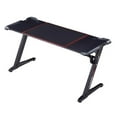 thumbnail image 3 of Furniture of America Almly Modern Metal Gaming Desk with Outlets in Black, 3 of 18