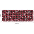thumbnail image 7 of Red and Black Christmas Snowflake Pattern Kitchen Rug Mat,Kitchen Runner Rugs Non Skid Washable,Decorative Kitchen Floor Mats for Kitchen,Sink,Laundry,17"x47.2", 7 of 7
