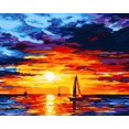 thumbnail image 1 of Diy Acrylic Painting Kit For Home Decor 16x20acrylic Painting Pattern With Frame, 1 of 1