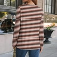 thumbnail image 4 of Neewe Womens Long Sleeve Shirts Round Neck Tops Basic Tops Fall Outfits Fashion Clothes 2025, 4 of 7