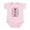 Petal Pink, variant on CafePress - Keep Calm And Carry On (Light Union Jack) Body Sui - Baby Light Bodysuit, Size Newborn - 24 Months