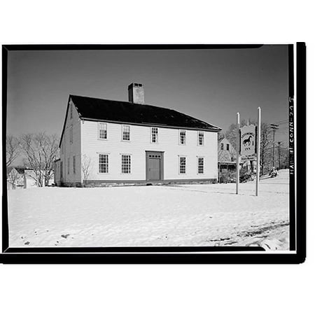 Historic Print, Thomas Leffingwell Inn, 348 Washington Street, Norwichtown, New London County, CT, 18" x 24"