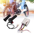 thumbnail image 5 of Brushed Speed Controller Kit24V500W Aluminum Alloy Brushed Electric Brushed Speed Controller Electric Bike Brushed Controllerwith Grip Highly Versatile, 5 of 5