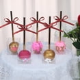 thumbnail image 4 of ROSPAKTEK 100 Piezas Cajas Transparentes Individuales para Cake Pops de 1.75" x 1.75" x 2" con Agujero, Peque&ntilde;as Cajas de Pl&aacute;stico Transparente para Obsequios de B, 4 of 6