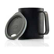 G S I Outdoors 63256 Travel Mug Glacier Stainless 15 oz cap Vacuum Insu w/Handle