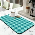 thumbnail image 2 of Premium Checkered Coffee Drying Mat Perfect Accessory for Kitchen Counter & Coffee Bars, Coffee MatAbsorbent & Easy Clean 195x12 in, 2 of 7