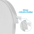 thumbnail image 3 of Uxcell 1 Set Weather Stripping Door Seal Self Adhesive White 1/2 inch x 1/16 inch x 32 ft, 3 of 6