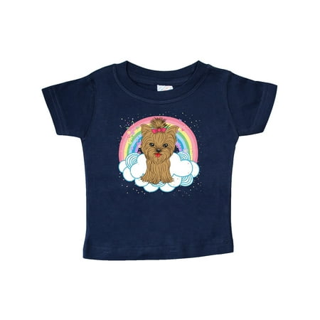 

Inktastic Yorkie Gifts Yorkshire Terrier Dog Gift Baby Girl T-Shirt
