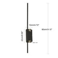 thumbnail image 2 of 80cm LED Wall Lights with Long Stripe Modern Wall Lamp for Bedroom Corridor Lighting, 2 of 12