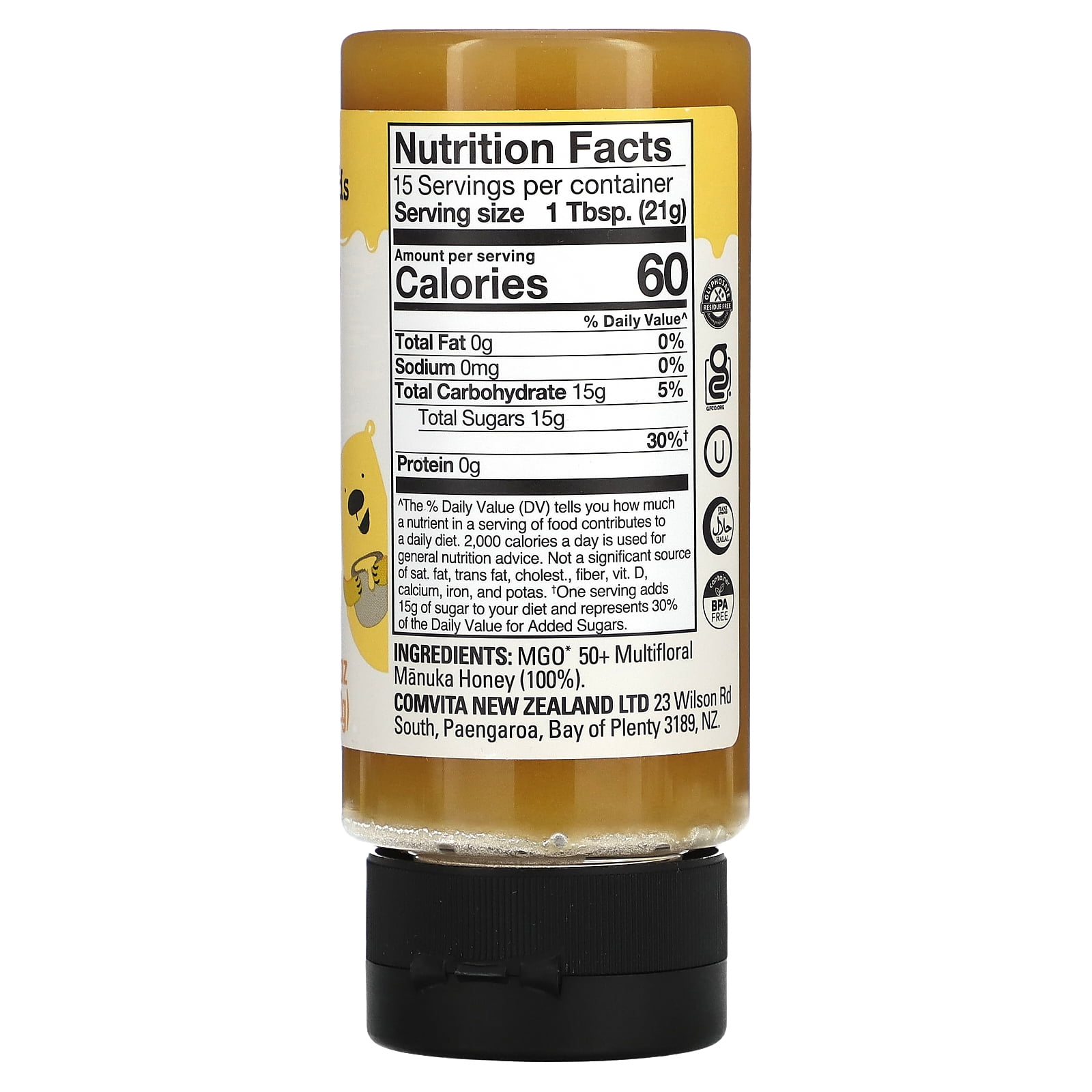 COMVITA - Kids Yummy Manuka Honey No-Mess Squeeze 11OZ COMVITA - Kids Yummy Manuka Honey No-Mess Squeeze 11OZ