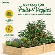 Greenes Fence 4 x 8 x 14 (3/4 Thick) Premium Cedar Raised Garden Bed