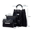 thumbnail image 2 of Set 3 Bolsas Mujer Borla Moda Cartera Crossbody Tote Hobo Pu Color negro, 2 of 3