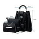 thumbnail image 2 of Set 3 Bolsas Mujer Borla Moda Cartera Crossbody Tote Hobo Pu Color negro, 2 of 3