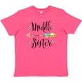 thumbnail image 3 of Inktastic Middle Sister- Dots and Arrow Youth T-Shirt, 3 of 5