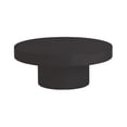 Dewson Natural Black Concrete Coffee Table - Industrial Modern Design ...