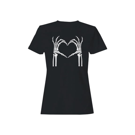 Skeleton Hand Heart Art Women's T-shirt
