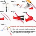 thumbnail image 4 of Alla Lighting 2pcs 50W 6ohm Load Resistors - Fix LED Turn Signal Bulb Fast Hyper Flash Blinking Error Code Malfunction, 4 of 5