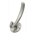thumbnail image 1 of Hickory Hardware P25025-SN Satin Nickel Double Coat Hook, 1 of 1
